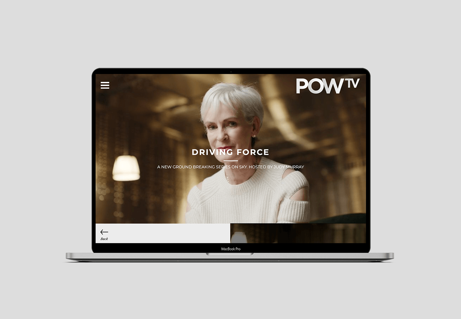 POW TV Homepage Concepts
