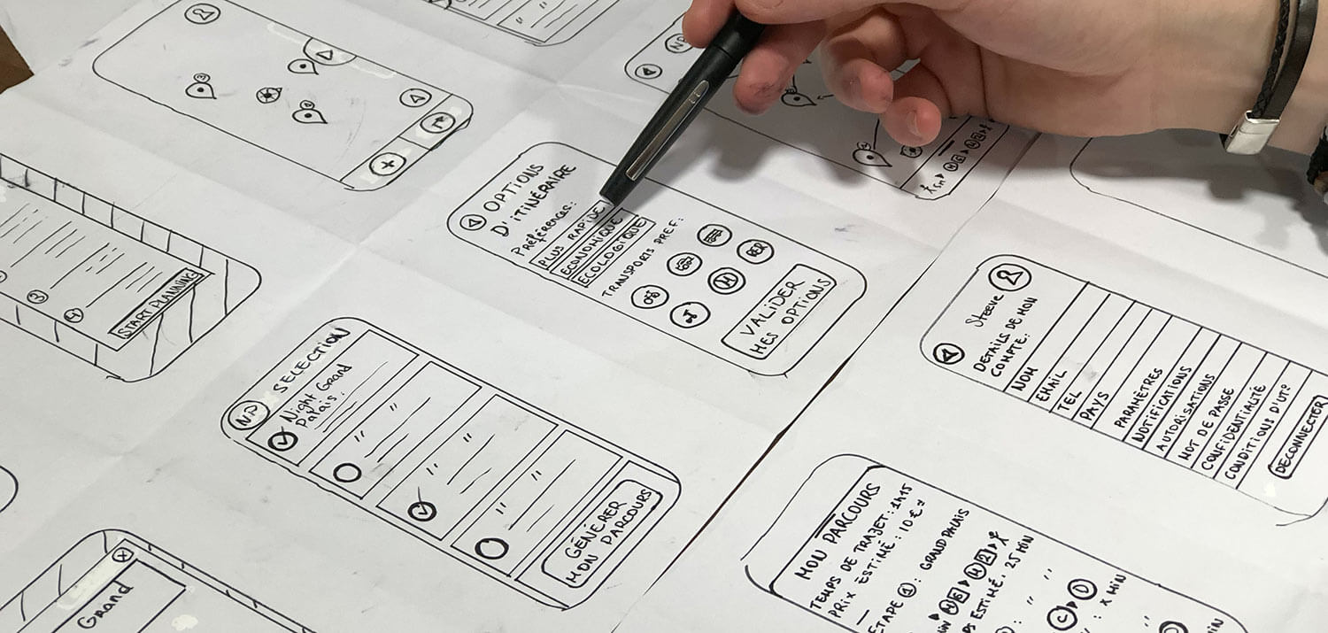 ux Mobile UX Wireframes